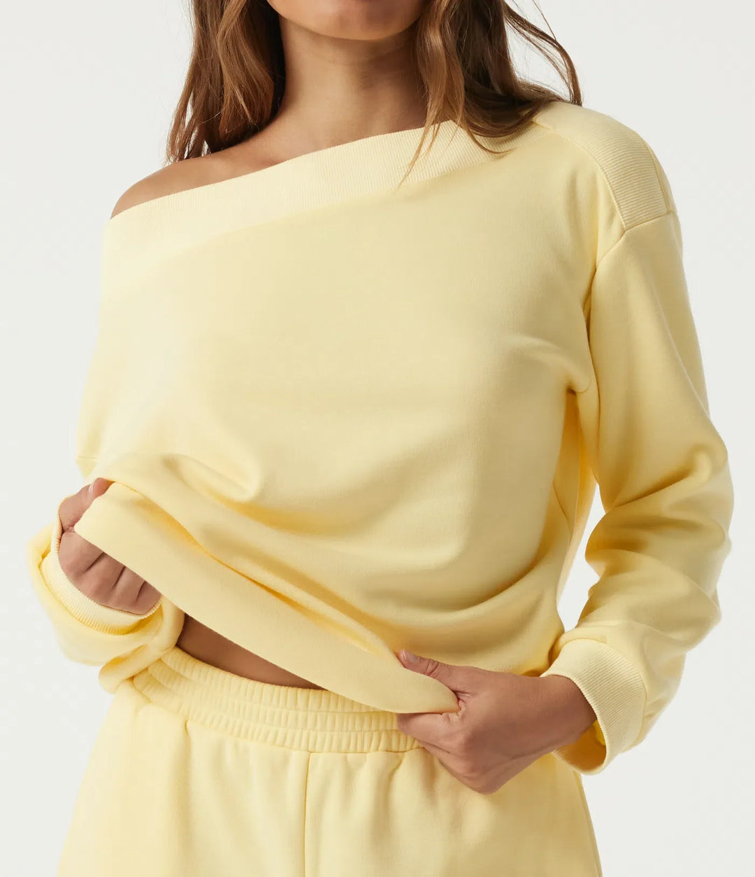 Långärmad vardaglig sweatshirt