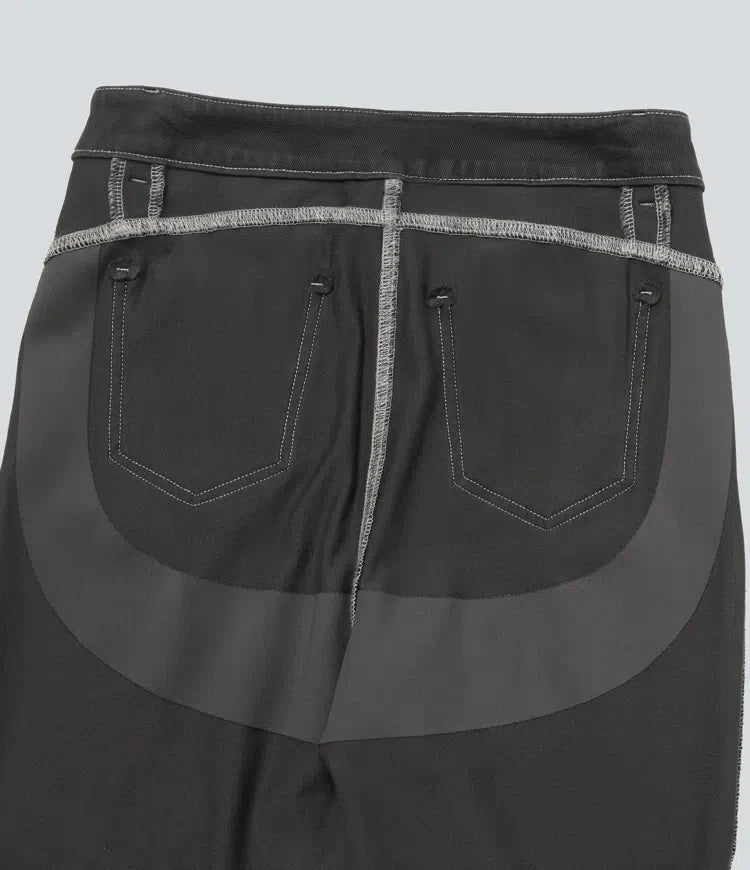 Halara Flex med hög midja och magkontroll rumplyftande denim för vardag bootcut leggings med fickor