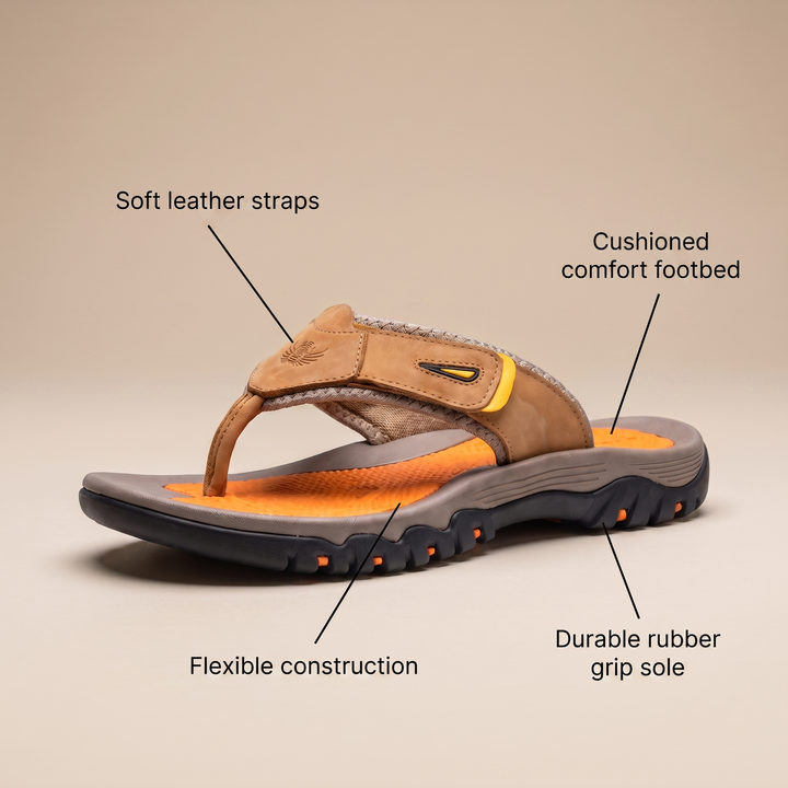 ALDERSTONE SANDALER MED GRIP-SULA