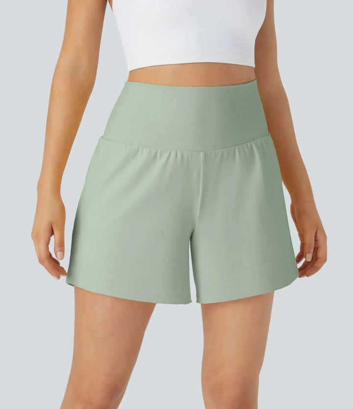 SoftlyZero Airy med extra hög midja 2-i-1 InstantCool yogashorts 5&