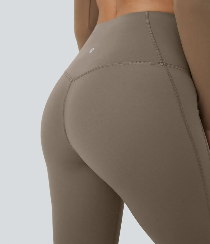 Lyckera UltraSculpt högmidjad magkontroll formande yoga utsvängd leggings