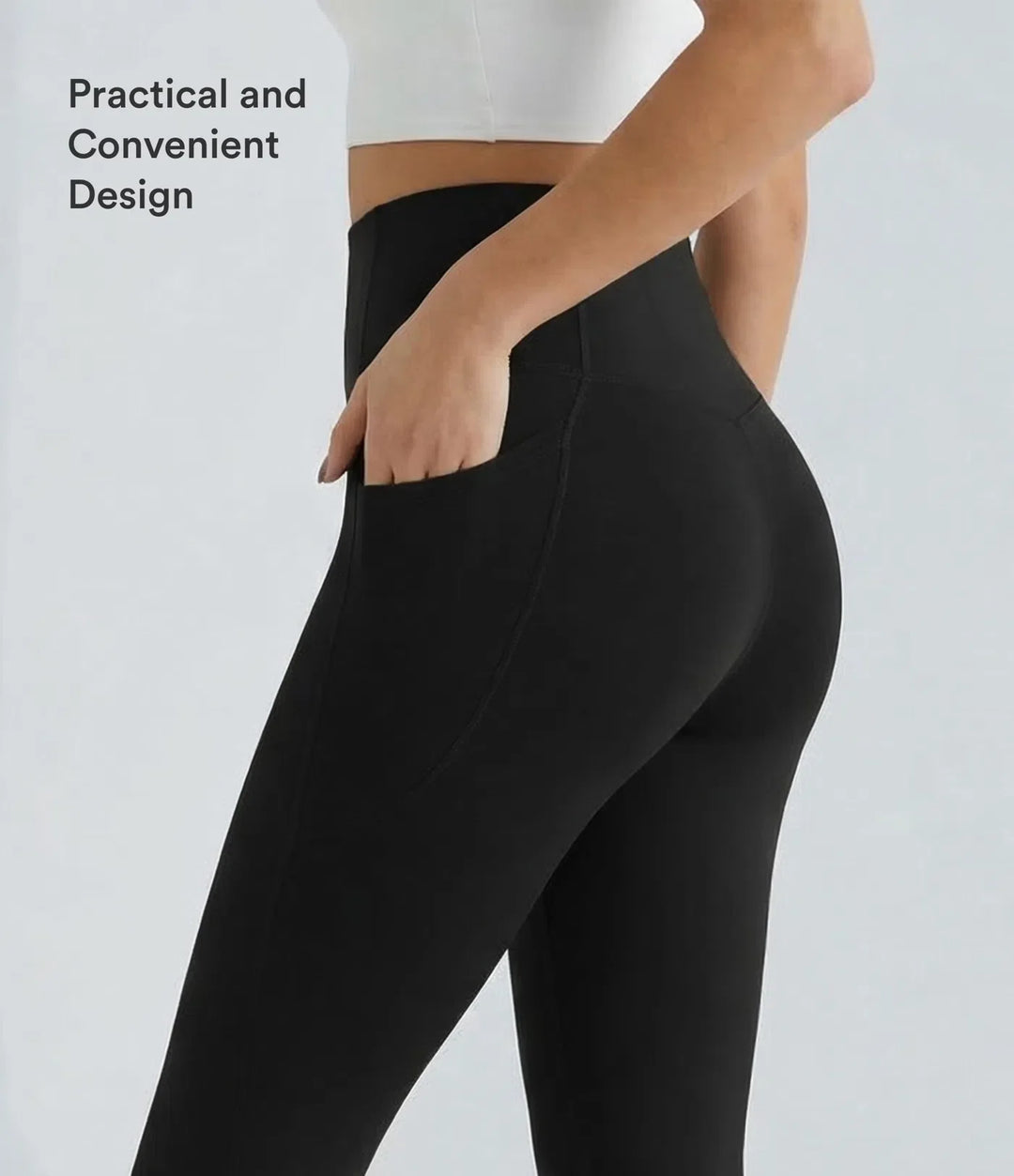 Lyckera UltraSculpt högmidjad magkontroll ficka formande träning capri leggings