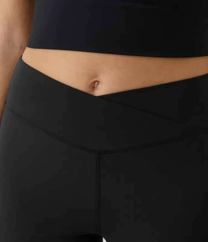 DayStretch med hög midja omlott utsvängd yogaleggings