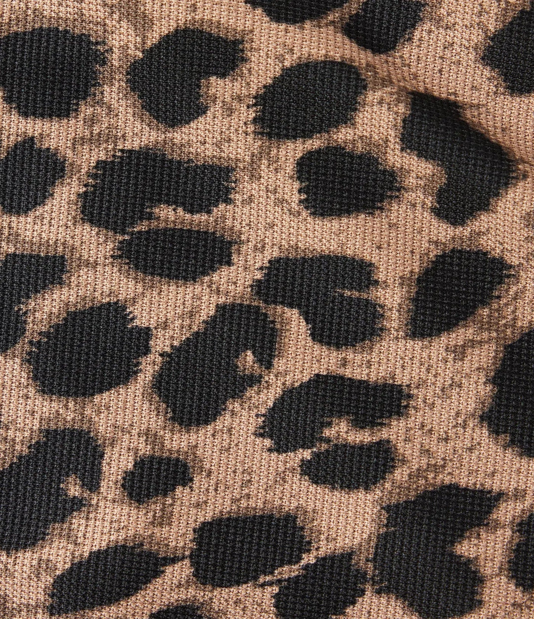 Ståkrage dragkedja långärmad färgblock leopardmönster våffelstruktur vardaglig jacka med fickor