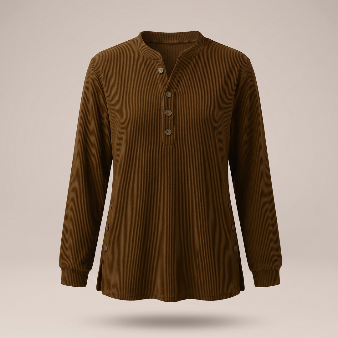 CELINE BLUS MED MJUK KRAGE