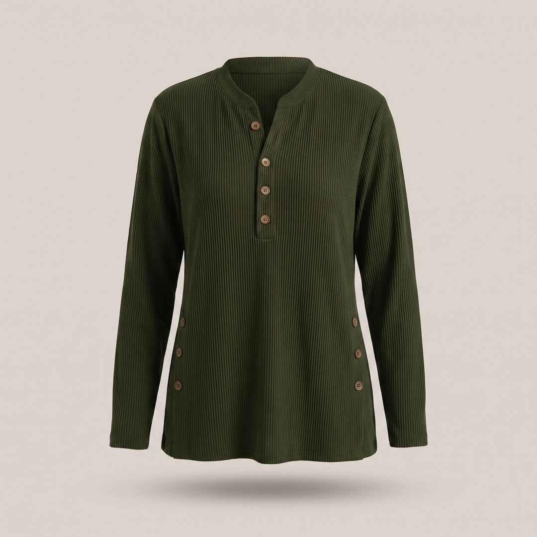 CELINE BLUS MED MJUK KRAGE