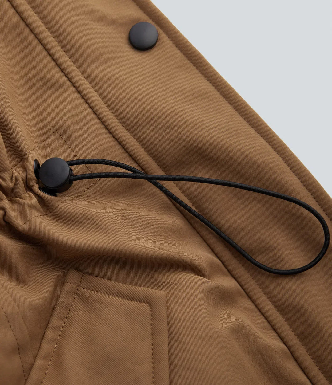 Med huva dragsko fleece vardaglig parka sherpajacka med fickor