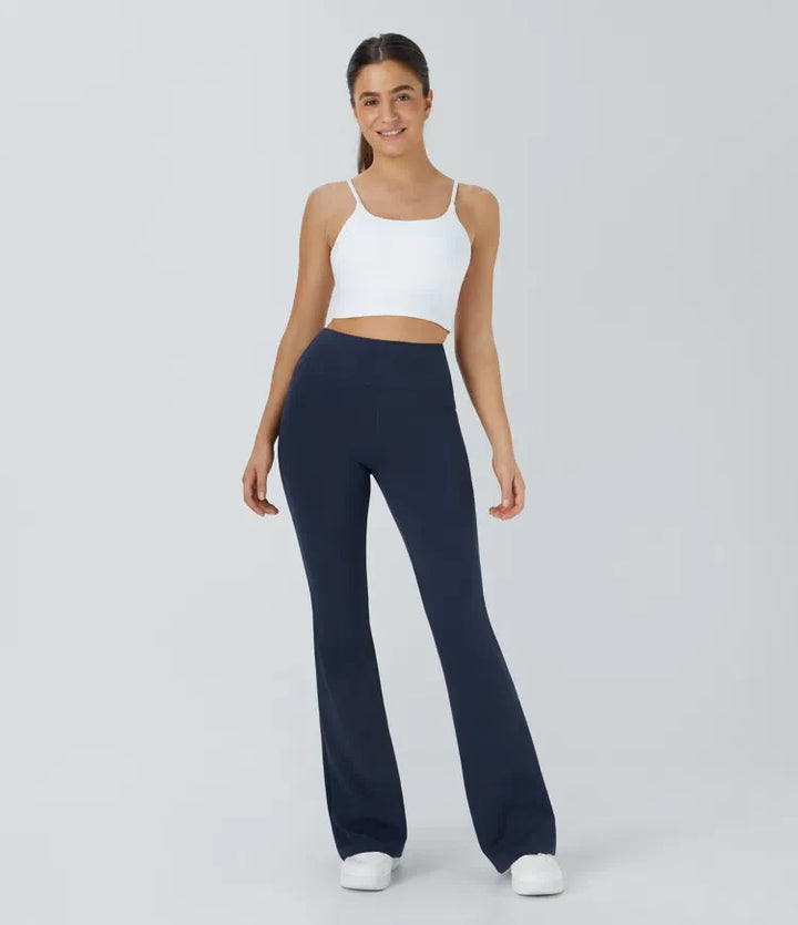 DayStretch högmidjad ficka utsvängd yogaleggings