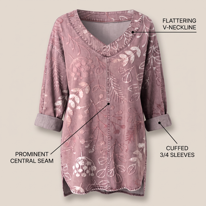 ELVERA BLÖDMYNTAD BLUS
