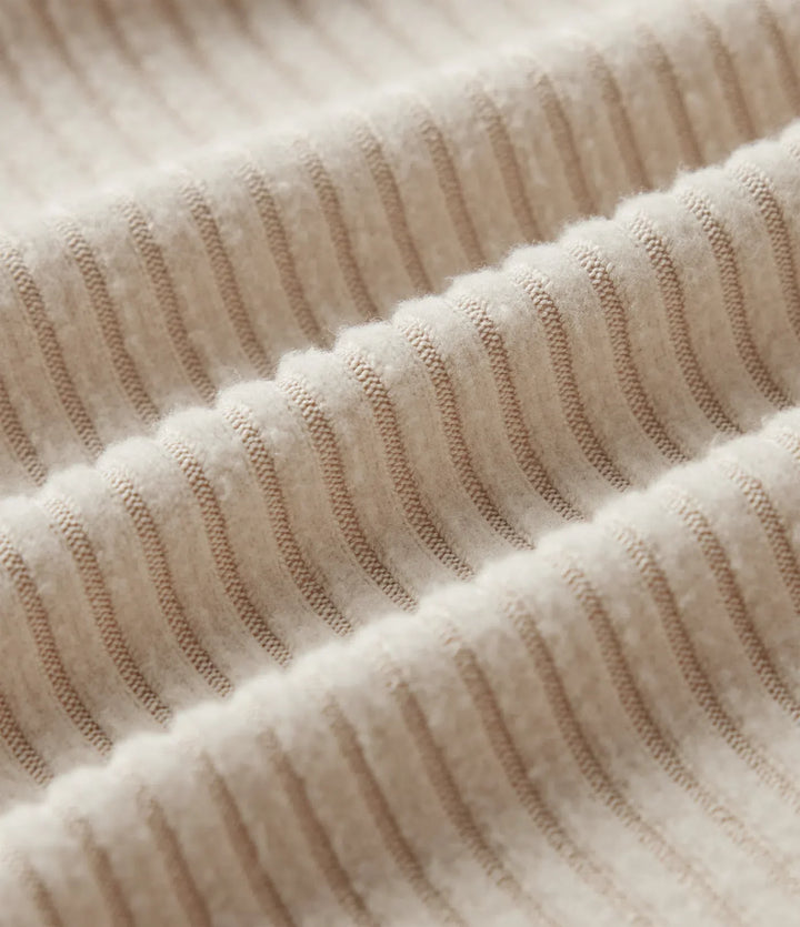 Ribbstickad öppen front långärmad vardaglig lång modell Waterfall cardigan med fickor