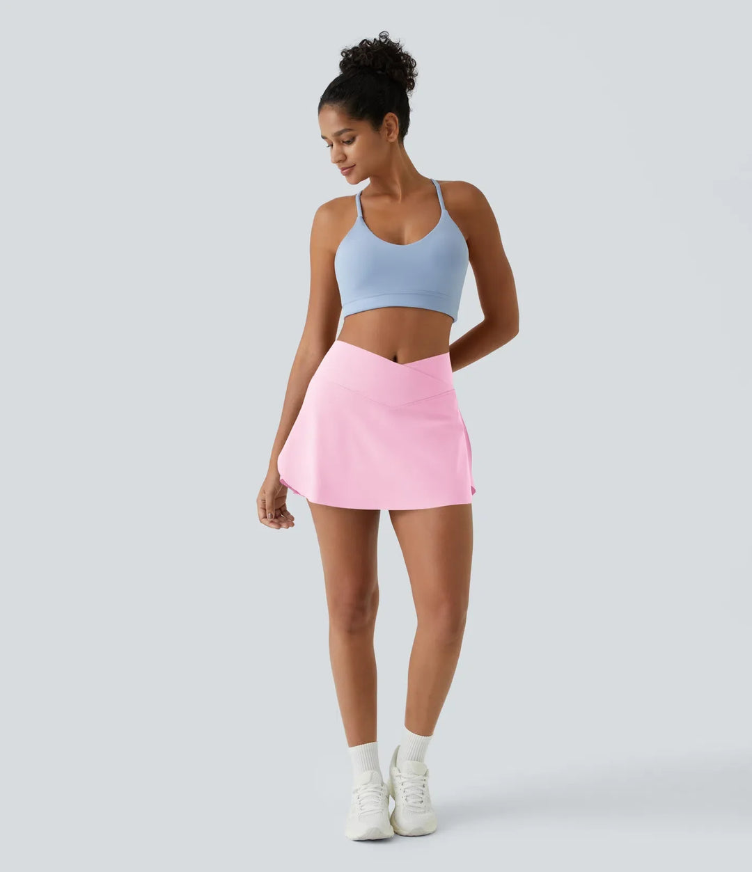 Vardag SoftlyZero Airy omlott 2-i-1 sidoficka InstantCool mini tenniskjol – Lucid