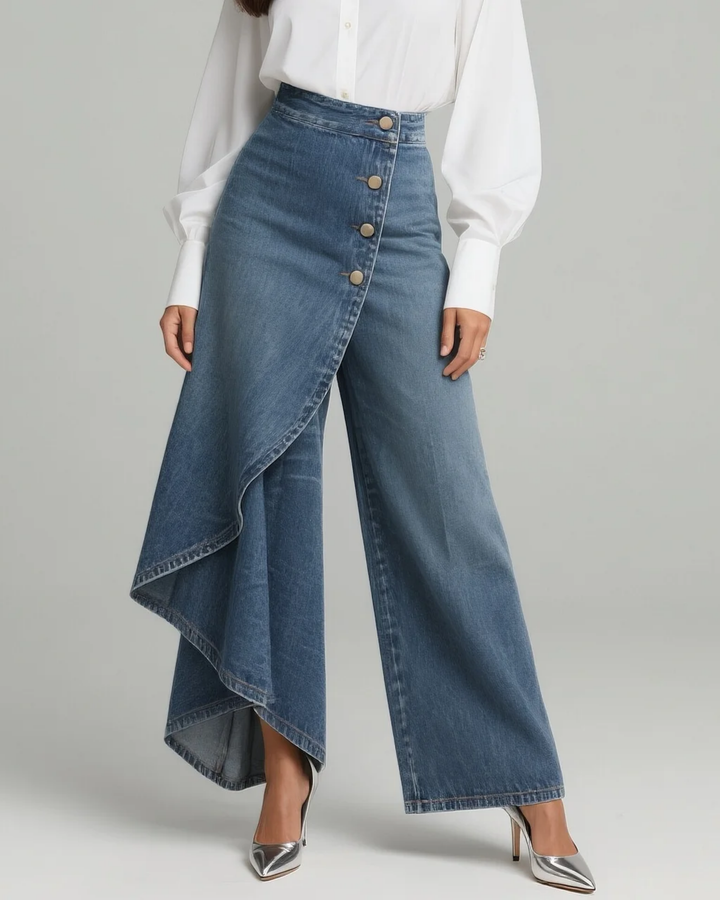 ELVORIA OMSLAGSTIL JEANS