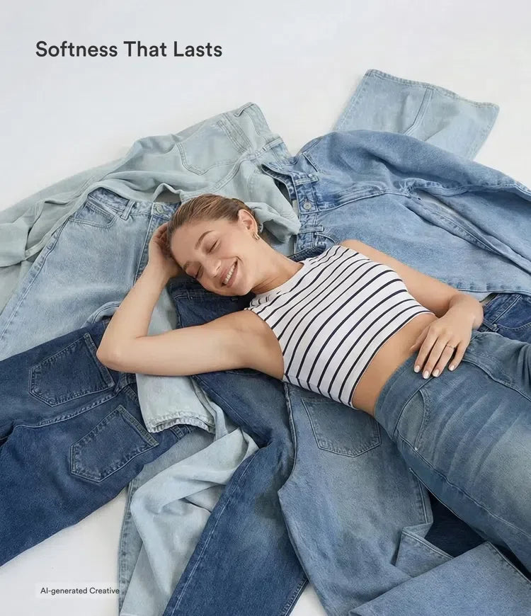 Halara Flex med hög midja för vardag smal jeans med fickor