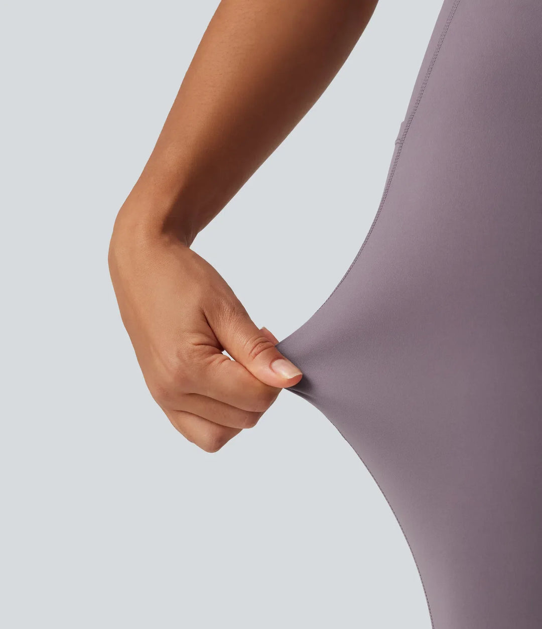 SoftlyZero högmidjad dragsko mesh dansleggings med kjol med fickor