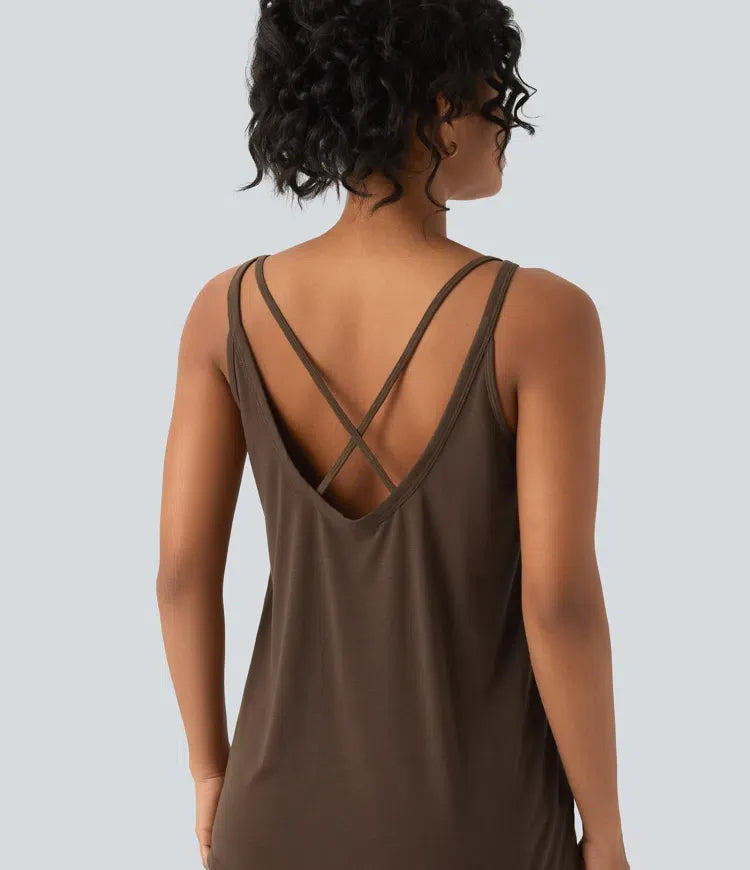 U-ringning avslappnad för vardag linne