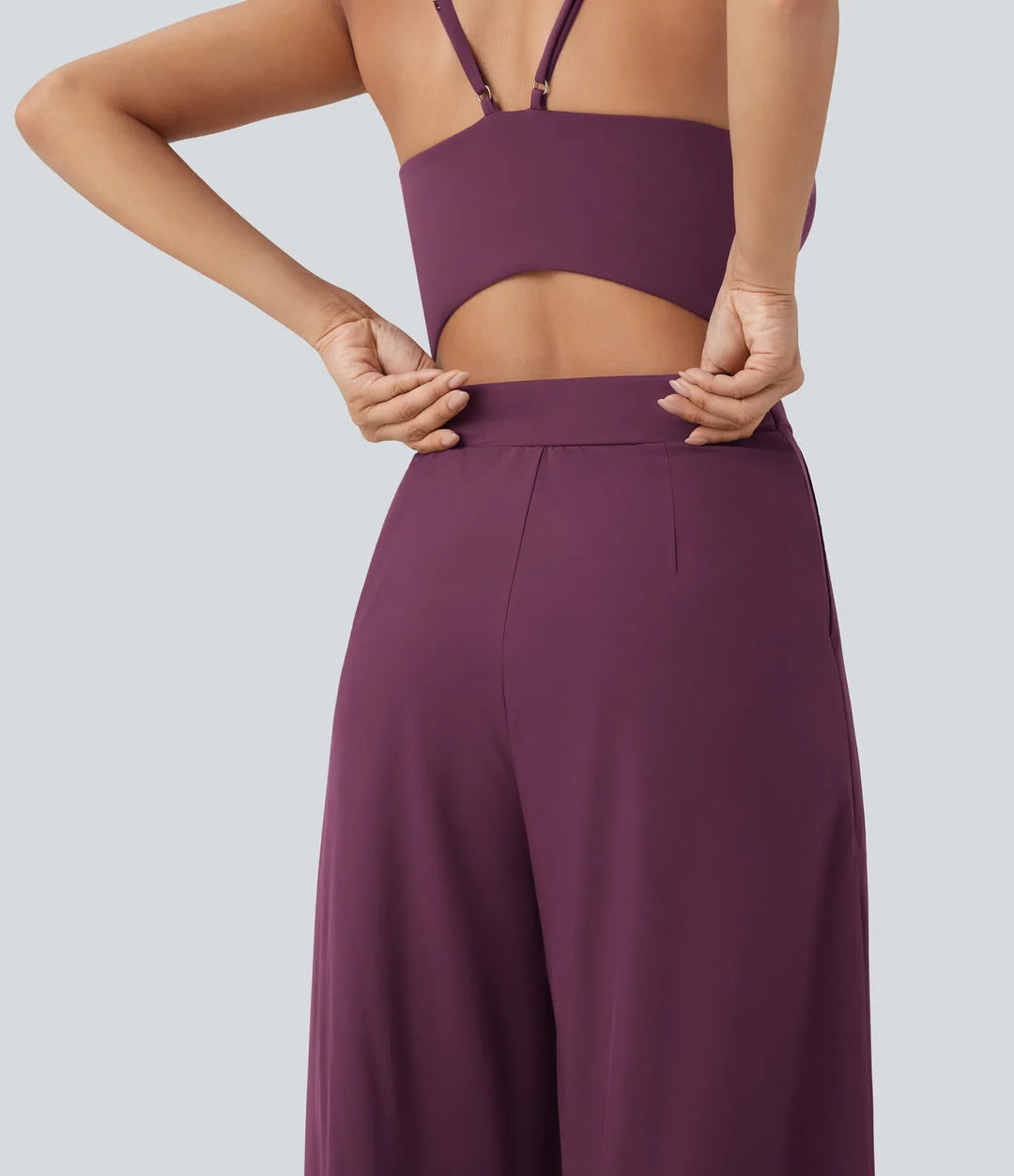 Breezeful vida ben snabbtorkande vardaglig slip jumpsuit med fickor-Easy Peezy Edition