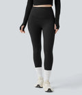 Lyckera UltraSculpt extra Heat högmidjad magkontroll formande yogaleggings med fickor