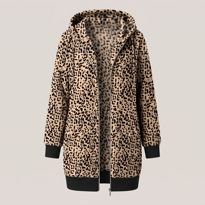 ROSAMUND MYSIGA HOODIE-KAPA MED DRAGKEDJA