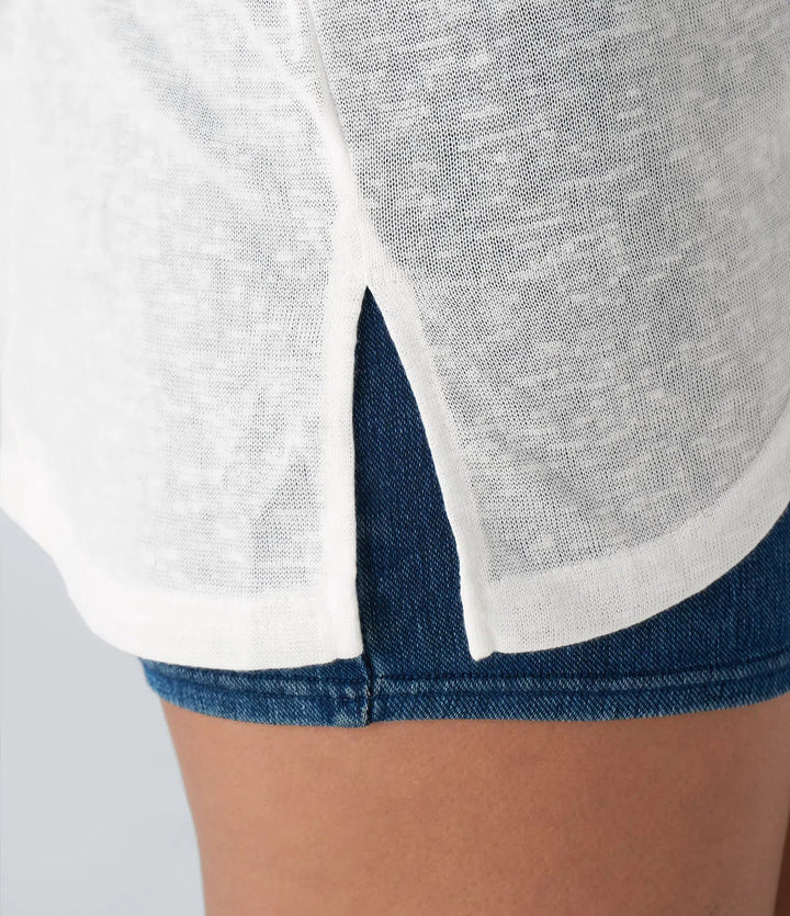 Asymmetrisk fåll transparent oversize vardagstopp