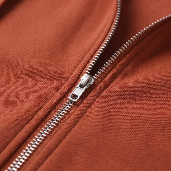 ROSAMUND MYSIGA HOODIE-KAPA MED DRAGKEDJA