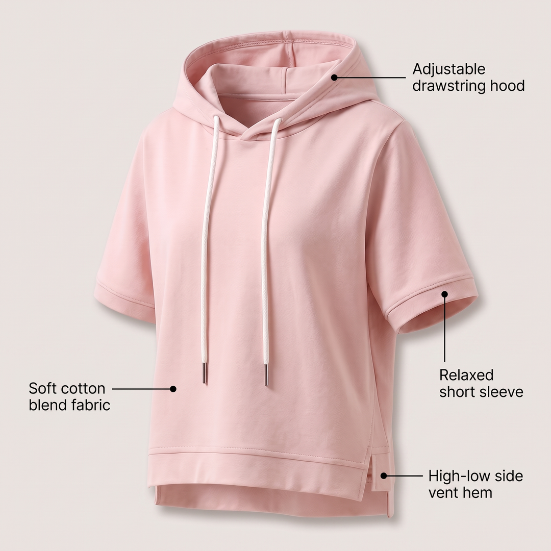 ALISON KORTÄRMAD HOODIE
