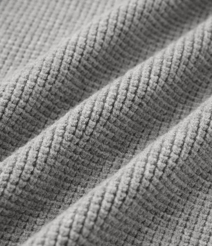 Öppen front långärmad vardaglig cardigan med fickor
