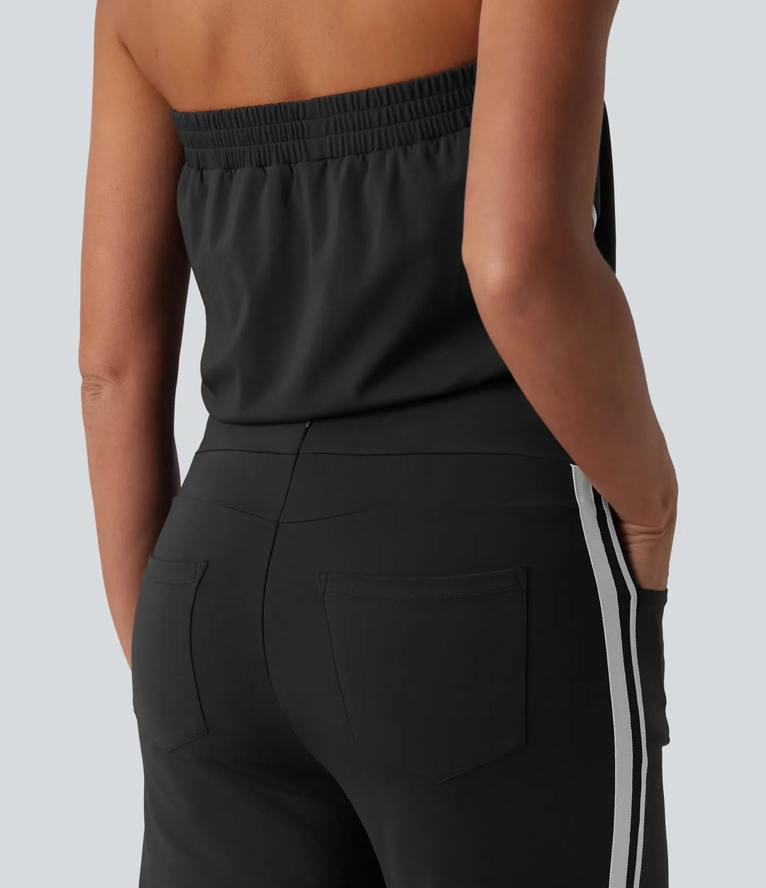 SoftlyZero snabbtorkande tub sidoränder vardaglig jumpsuit med fickor-Easy Peezy