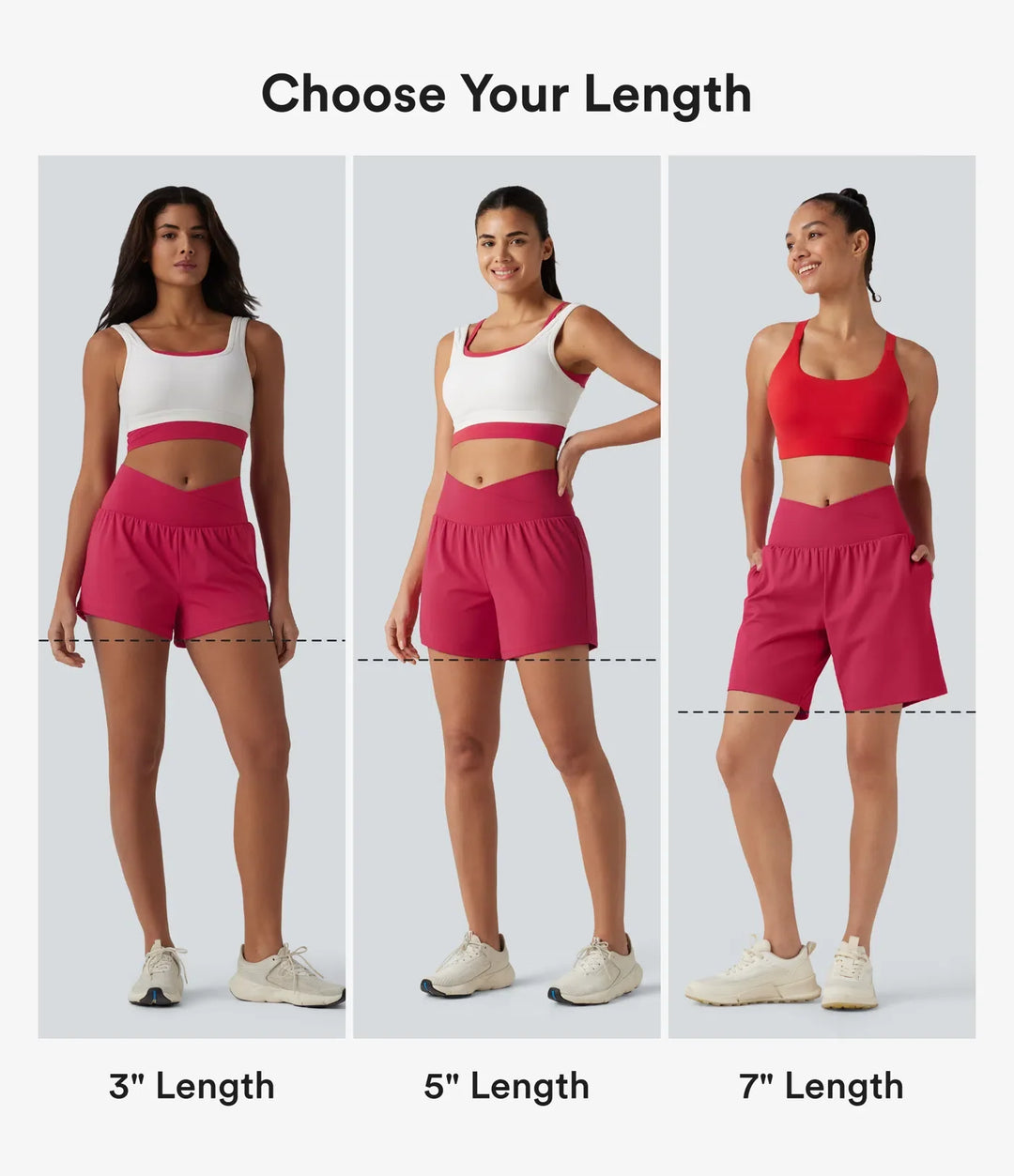 SoftlyZero Airy omlott med hög midja 2-i-1 InstantCool yogashorts 3&