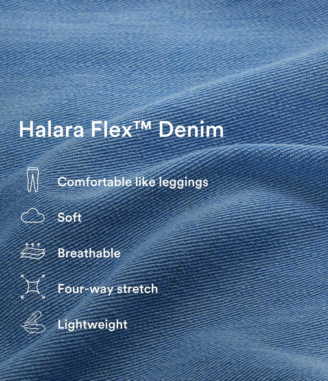 Lyckera Flex högmidjad fickor baggy vida ben tvättad vardaglig plusstorlek jeans