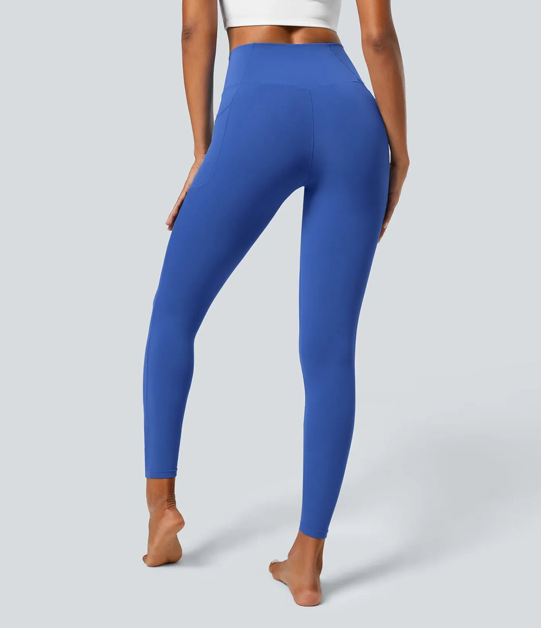 SoftlyZero omlottmodell med ficka enfärgad leggings