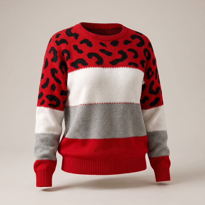 VELORA LEOPARD LUXE Tröja