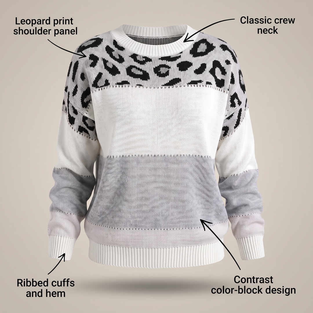 VELORA LEOPARD LUXE Tröja