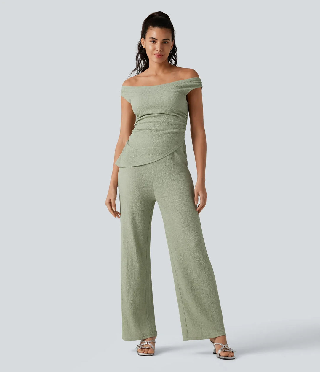 Bara axlar inbyggd BH vardaglig jumpsuit-Easy Peezy Edition