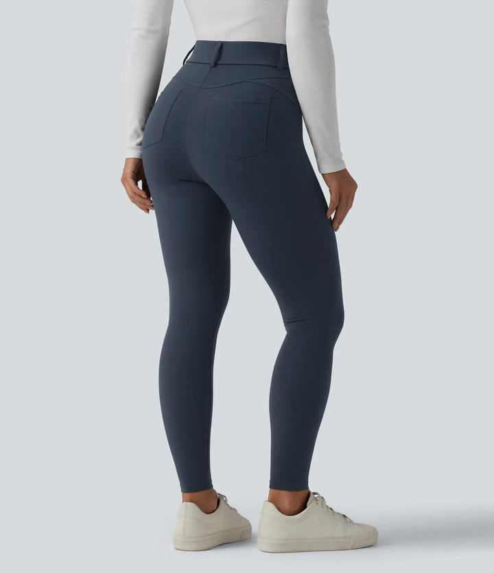 Halara UltraSculpt med hög midja vardagsleggings med fickor