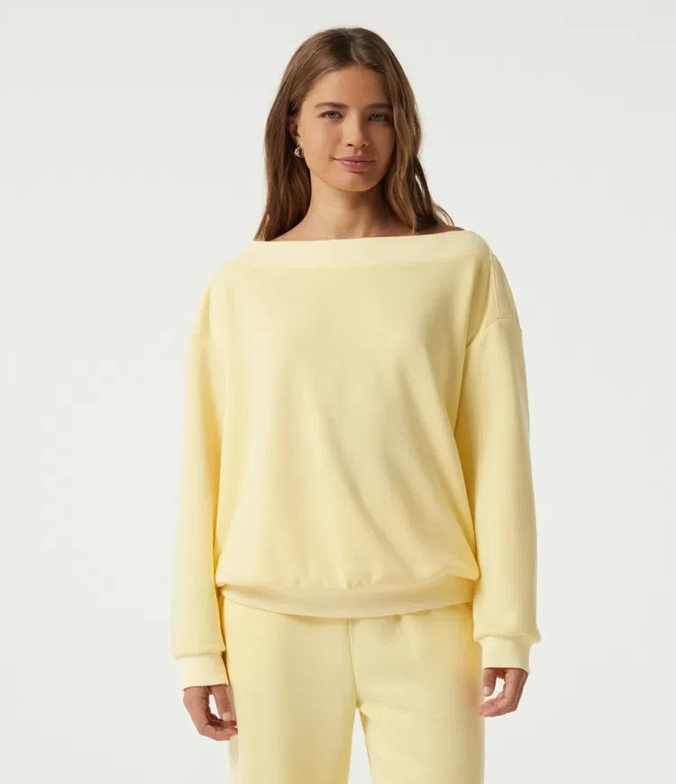 Långärmad vardaglig sweatshirt