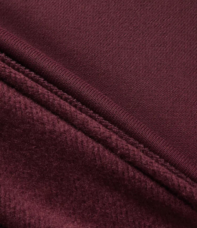 Med huva långärmad fleece yoga sweatshirt