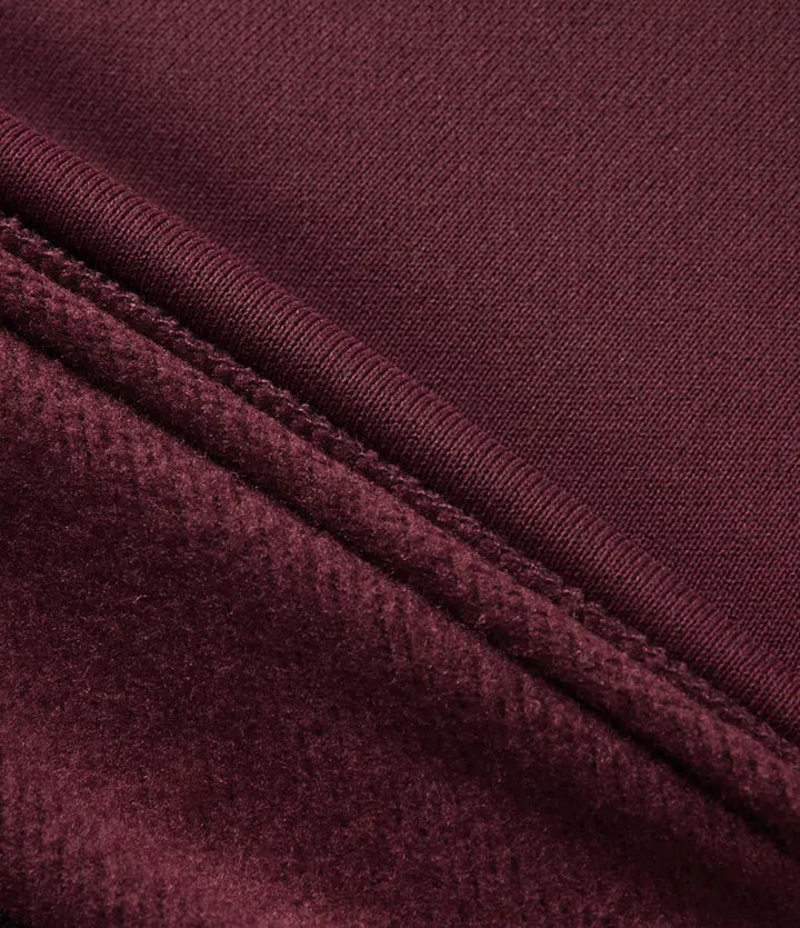 Med huva långärmad fleece yoga sweatshirt