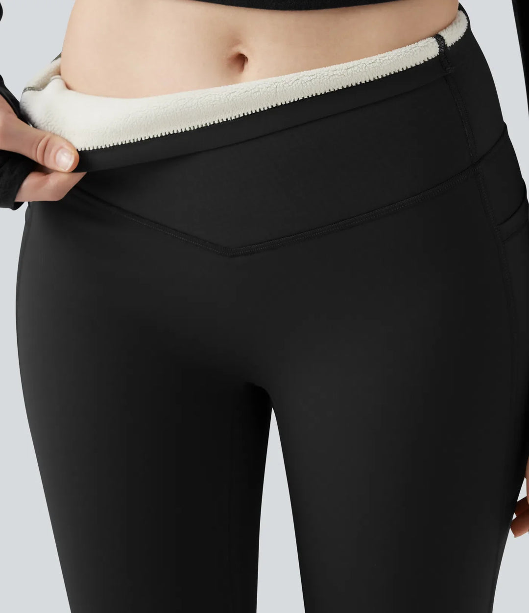 Lyckera UltraSculpt extra Heat högmidjad magkontroll formande yogaleggings med fickor