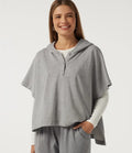 Med huva kortärmad slits fåll vardaglig sweatshirt
