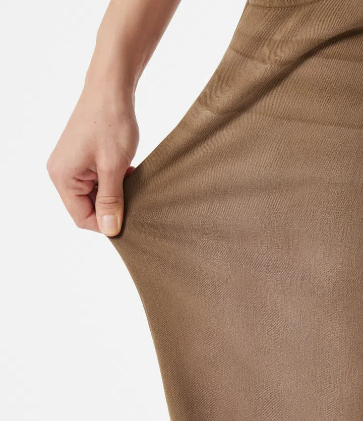 Halara Flex asymmetrisk med låg midja vida ben färgglad tvättad vardagsjeans med fickor