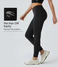 Patitoff 2.0 djurhår tålig högmidjad crossover sidoficka yogaleggings