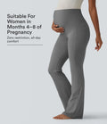SoftlyZero superhög midja utsvängd yoga mamma leggings med fickor