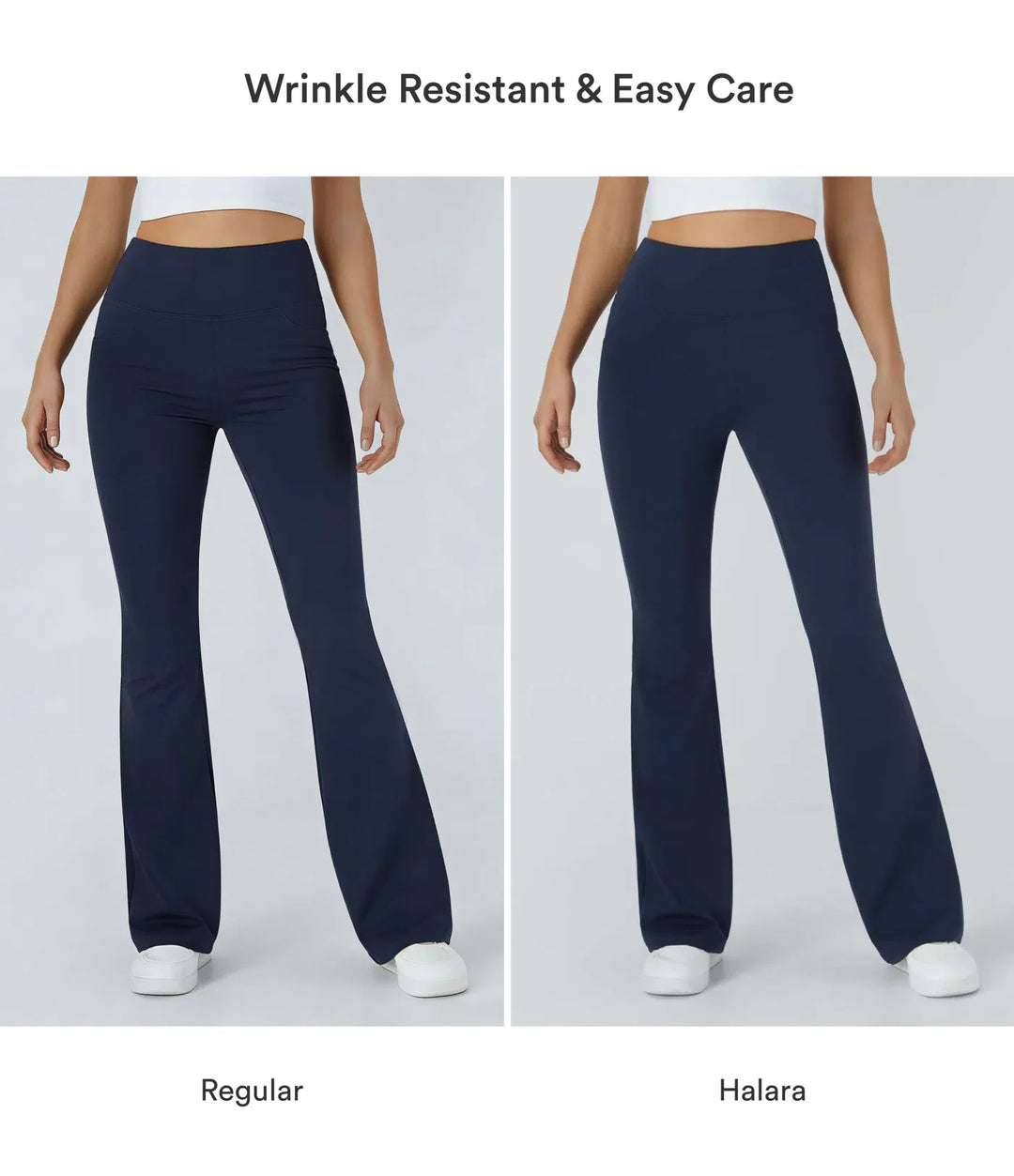 DayStretch högmidjad ficka utsvängd yogaleggings