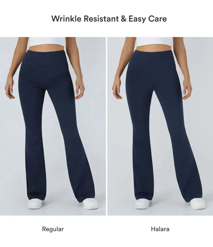 DayStretch högmidjad ficka utsvängd yogaleggings