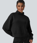 SpacerTek hög hals långärmad arbete sweatshirt