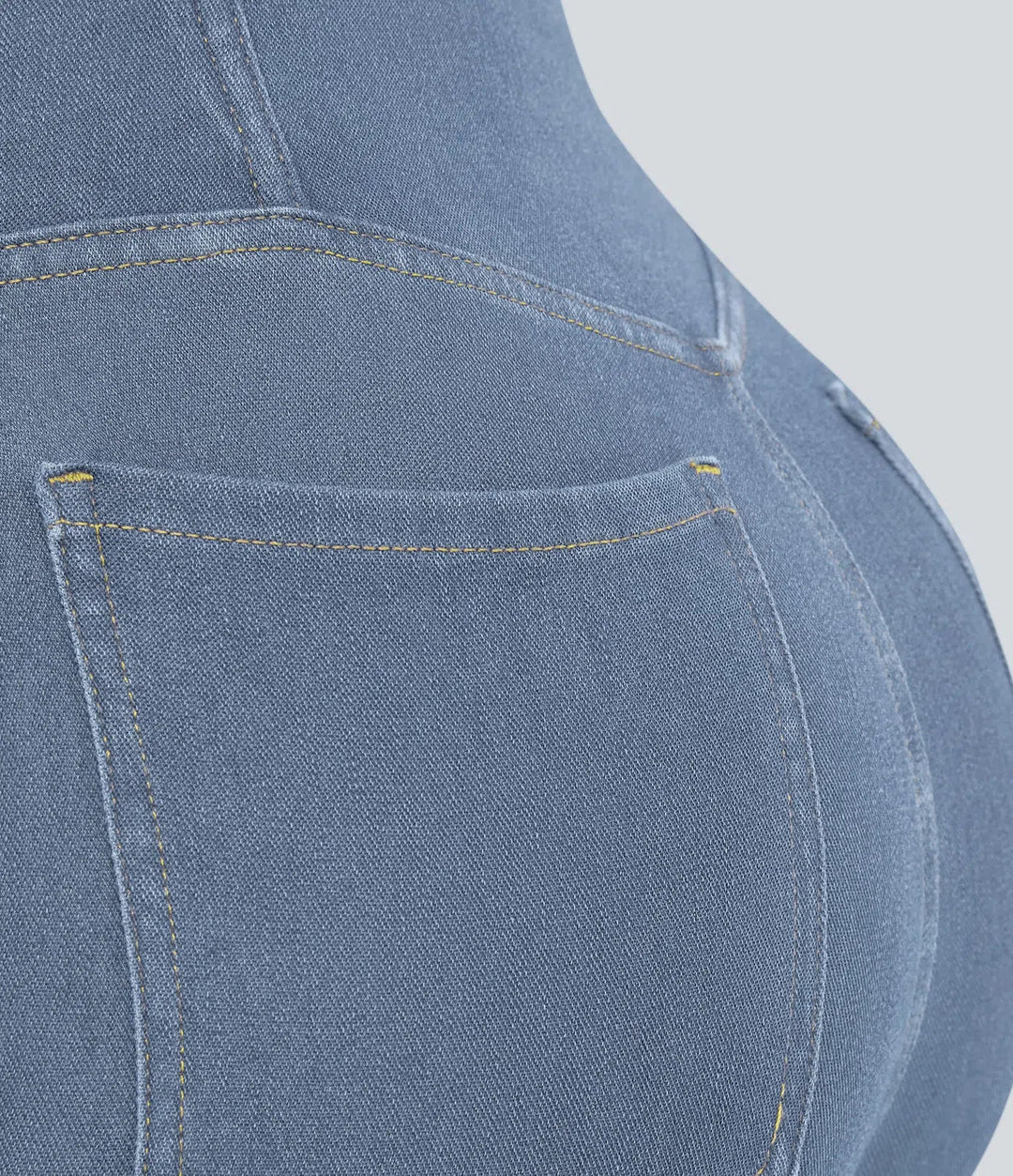Lyckera Flex högmidjad crossover ficka InstantCool tvättad vardagsjeans