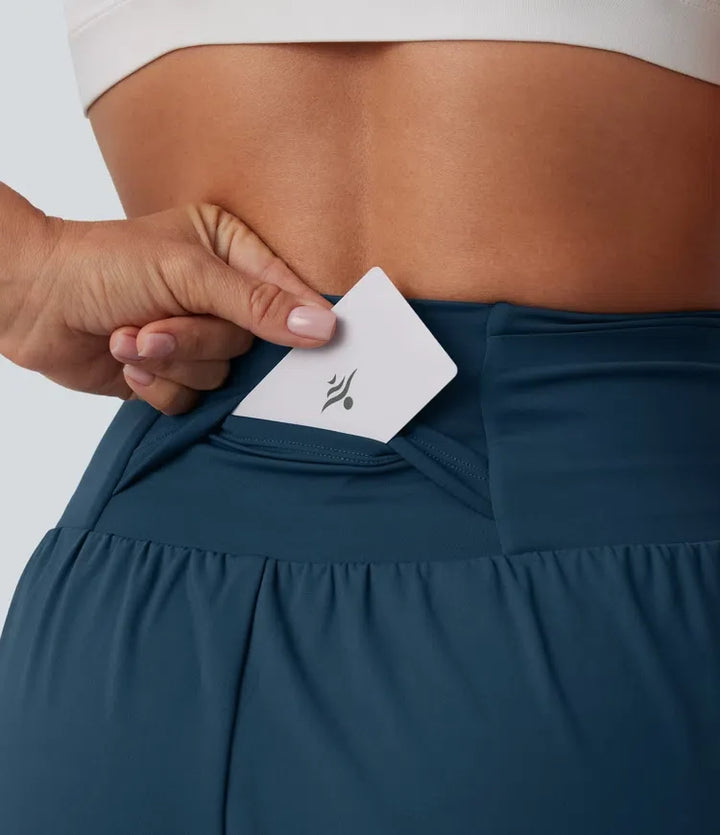 Softlyzero Airy med hög midja och magkontroll 2-i-1 InstantCool yogashorts 5&