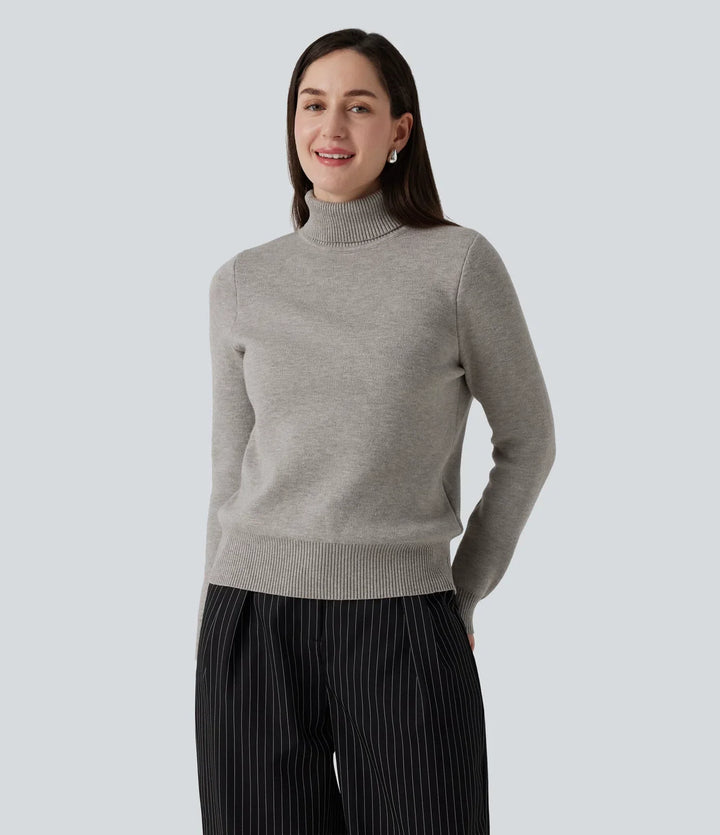 Hög hals långärmad arbetströja