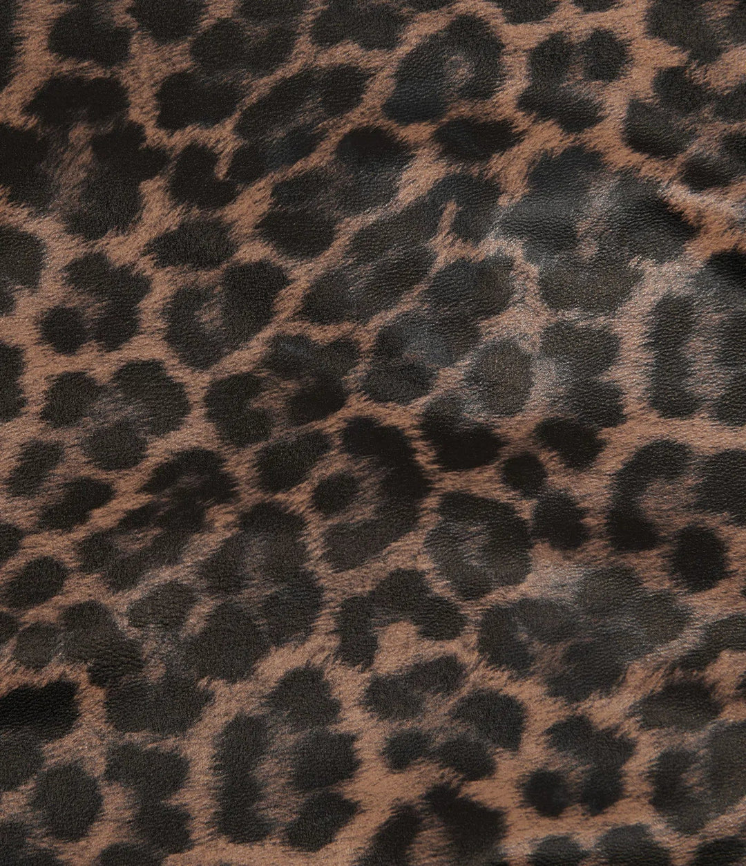 Med hög midja och magkontroll stretchig PU leopardmönstrad fest mini kjol med inbyggd shorts – längre modell