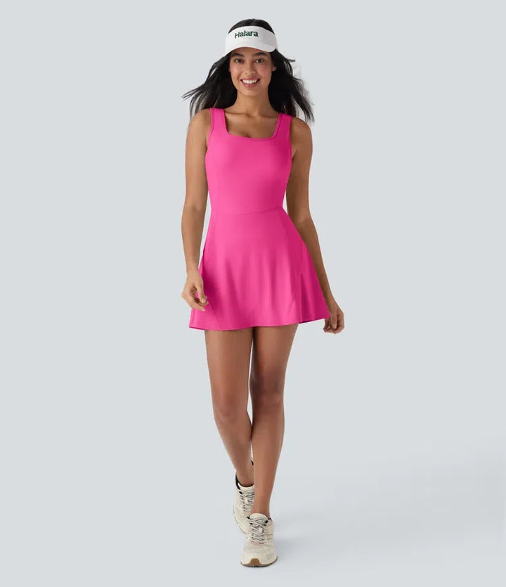 SoftlyZero Airy U-ringning 2-i-1 ficka mini InstantCool dans träningsklänning – Easy Peezy